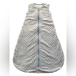 BABYINABAG Minky Dot Blue Winter Baby Bunting Sleep Sack Size M Medium